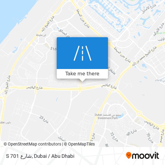 S 701 شارع map