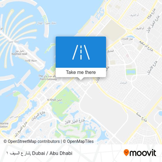 شارع السيف ١ map