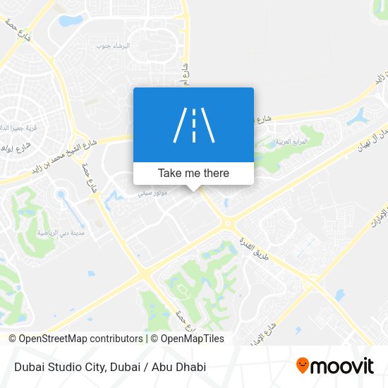 Dubai Studio City map