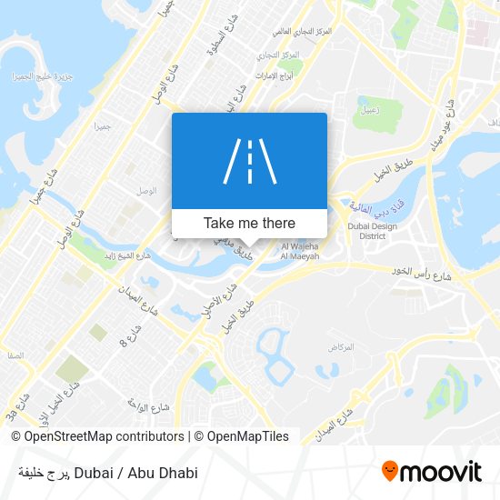 برج خليفة map