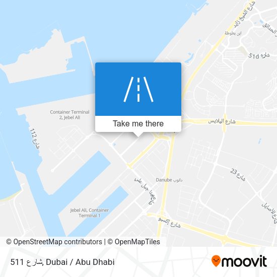 شارع 511 map