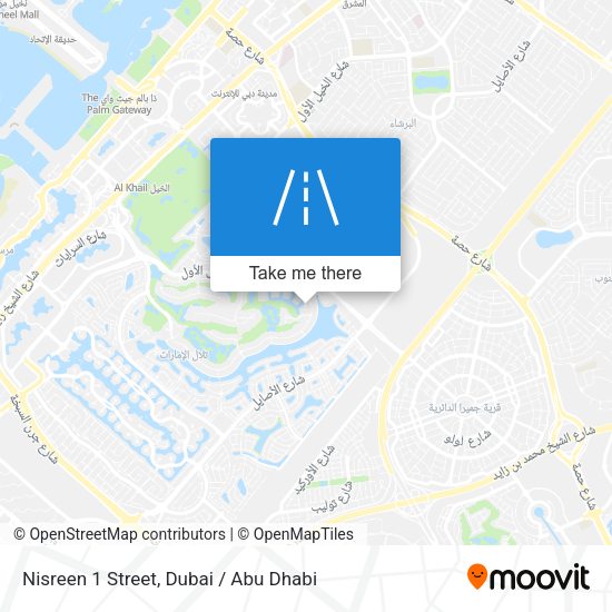 Nisreen 1 Street map
