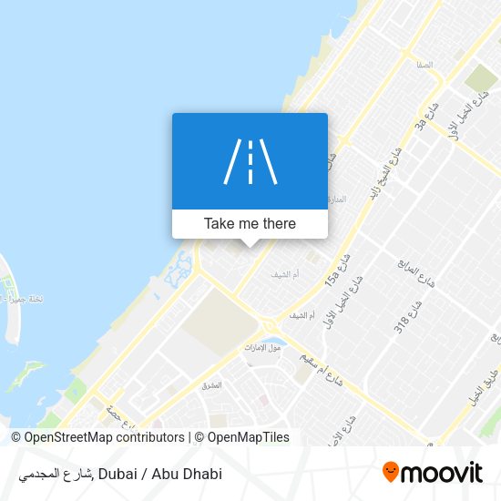 شارع المجدمي map
