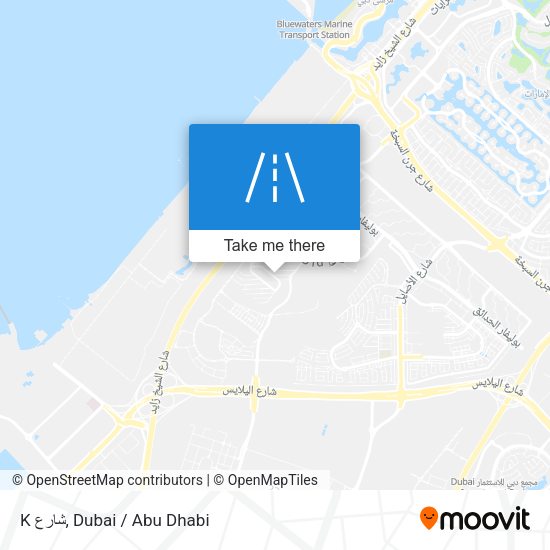 K شارع map