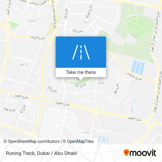 Runing Track map
