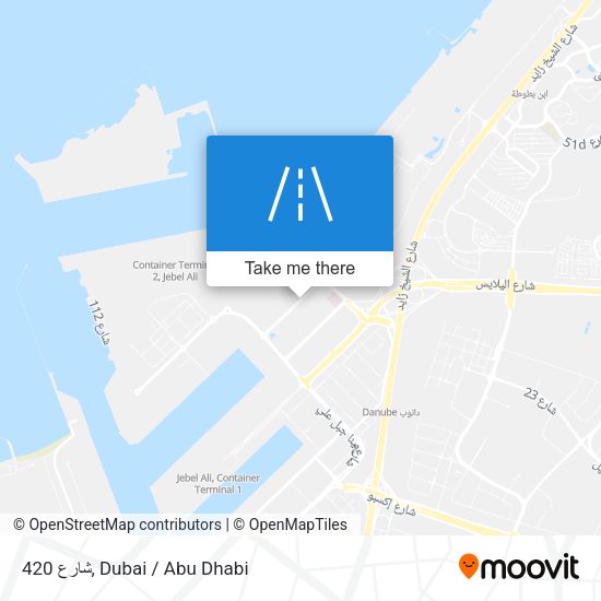 شارع 420 map