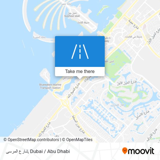 شارع المرسى map