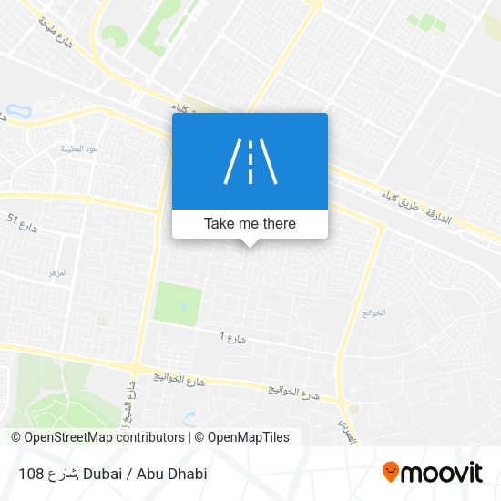 شارع 108 map