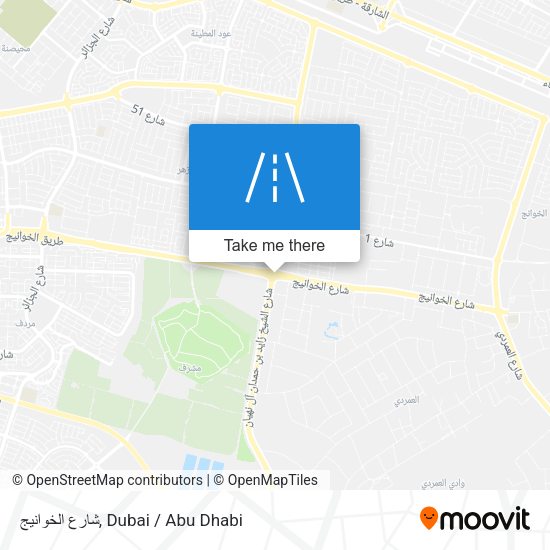 شارع الخوانيج map