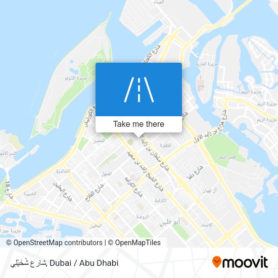 شارع شْخَيْلِي map