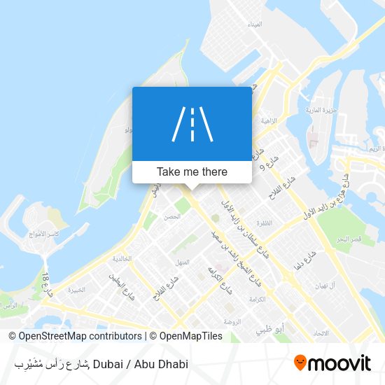 شارع رَأس مْشَيْرِب map