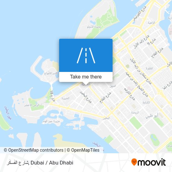 شارع الفَسكَر map