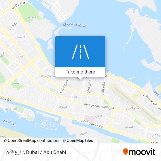 شارع الكَبِن map