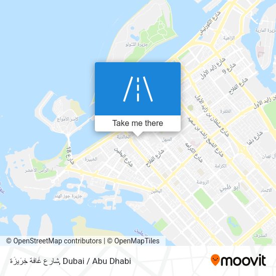شارع غَافة خِرَيزَة map