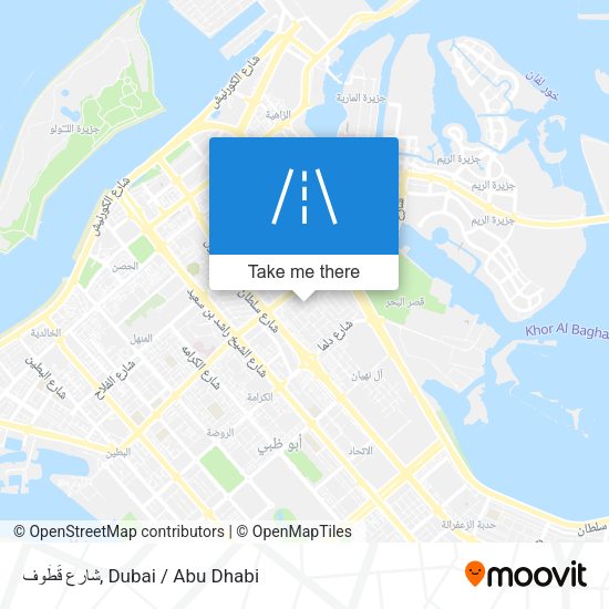 شارع قُطُوف map