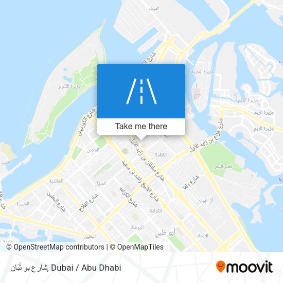 شارع بو ثْبَان map
