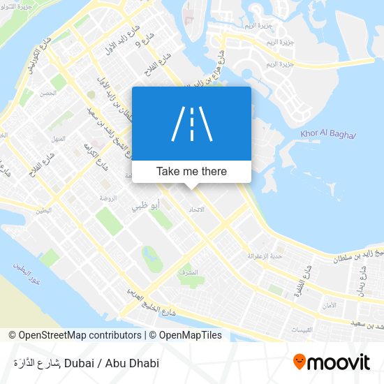 شارع الدَّارَة map