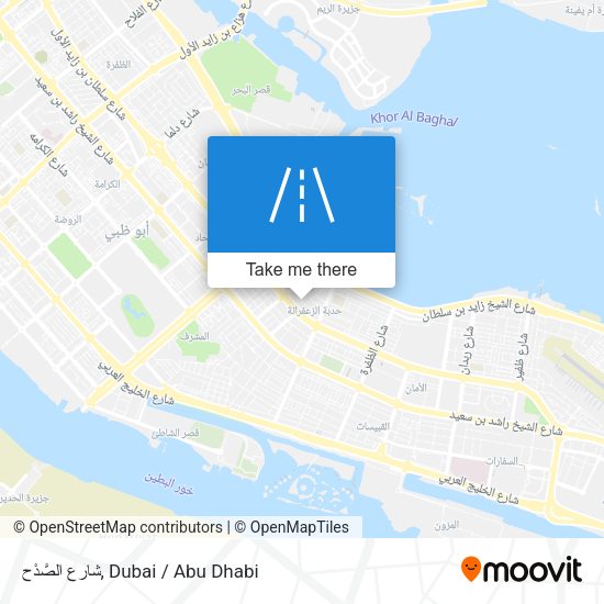 شارع الصَّدْح map