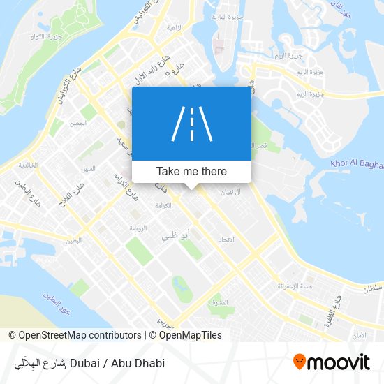 شارع الهِلاَلِي map