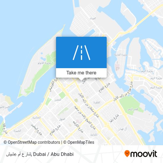 شارع أُم عِشيش map