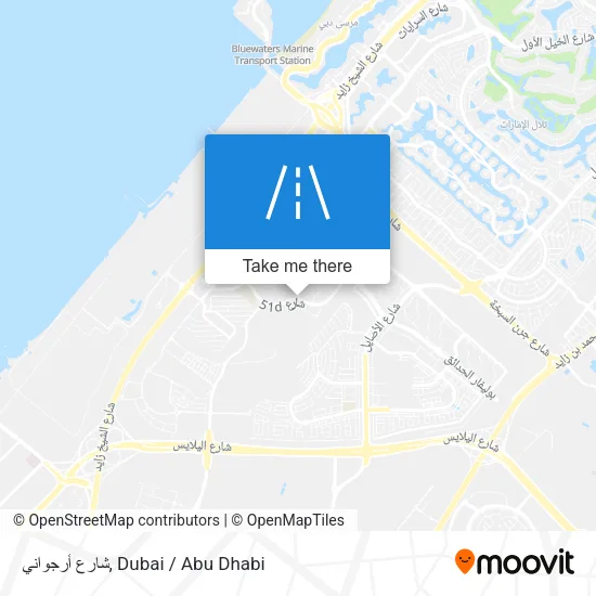 شارع أرجواني map