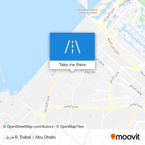 طريق R map
