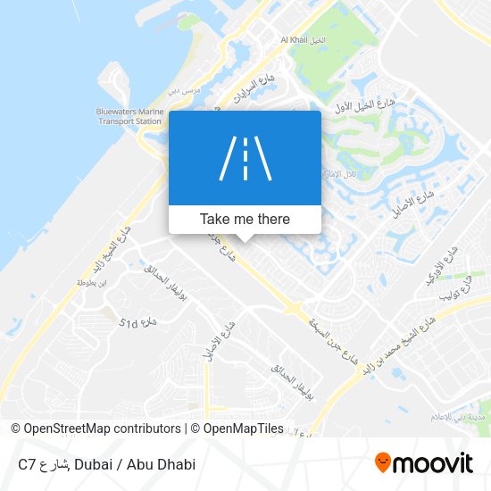 C7 شارع map