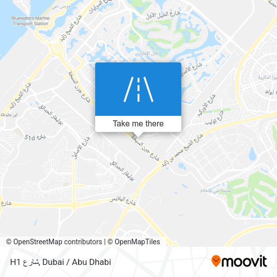 H1 شارع map