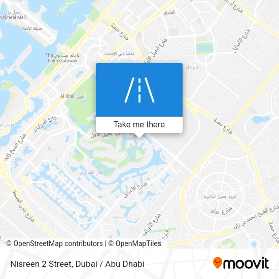 Nisreen 2 Street map