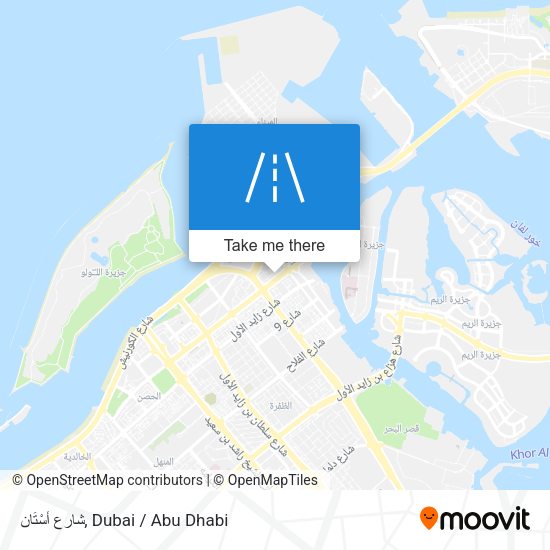شارع أَسْتَان map