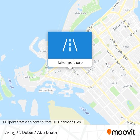 شارع مَحن map