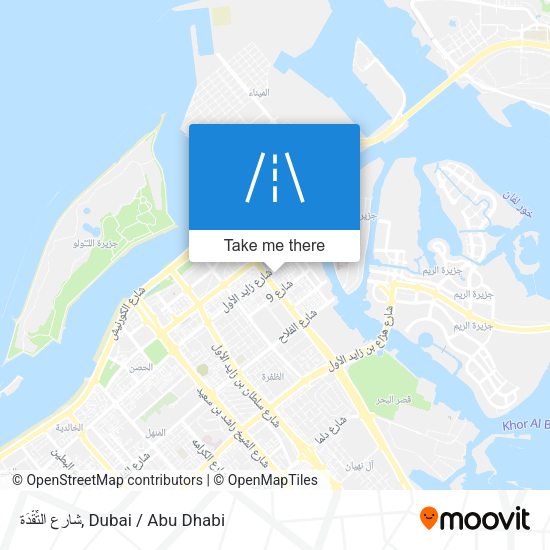 شارع التِّقْدَة map