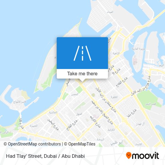 Had Tlay' Street map