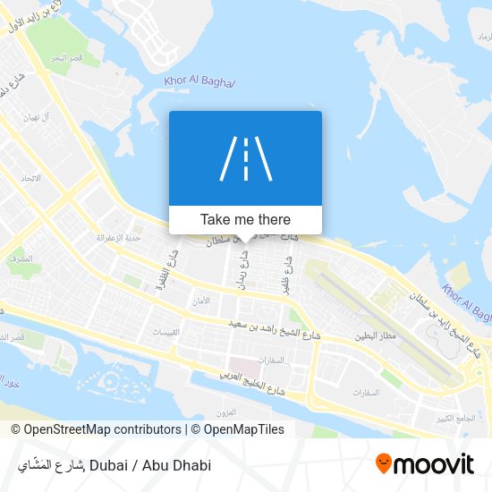 شارع المَشَّاي map