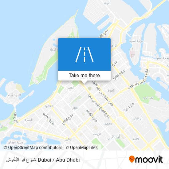 شارع أبو البُخُوش map