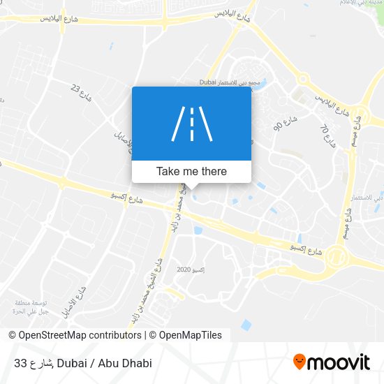 شارع 33 map