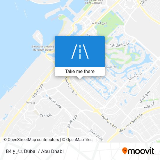 B4 شارع map