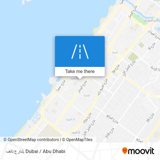 شارع تانف map