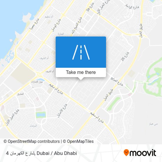شارع الكهرمان 4 map