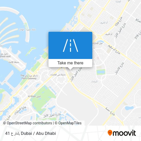شارع 41 map