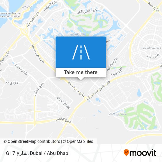 G17 شارع map