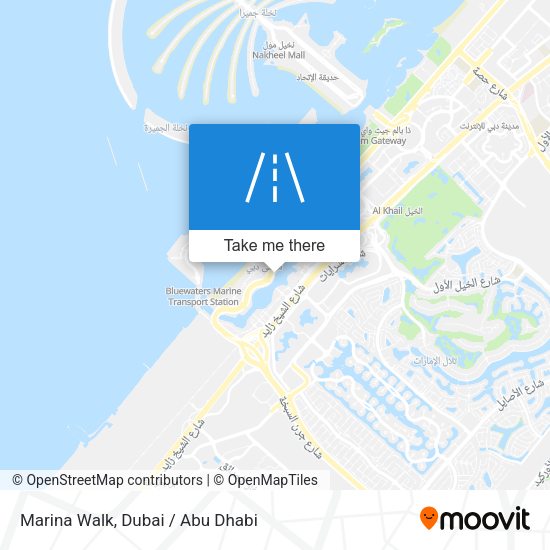 Marina Walk map