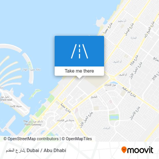 شارع المقدم map