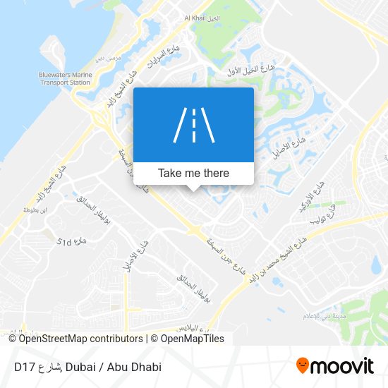 D17 شارع map