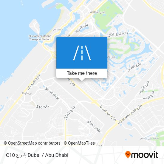 C10 شارع map