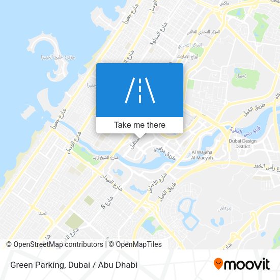 Green Parking map