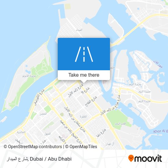 شارع المِيدار map