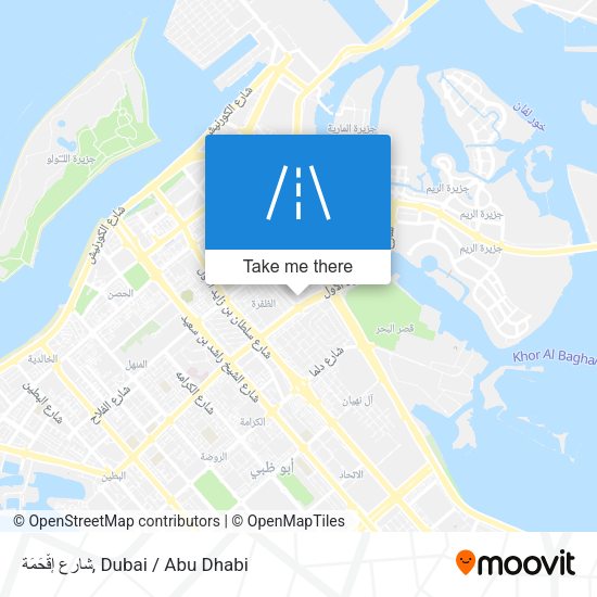 شارع إقْحَمَة map