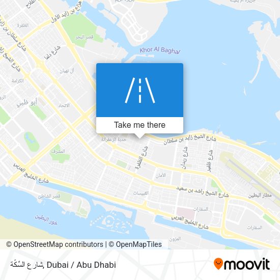 شارع السِّكَّة map