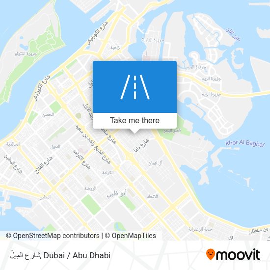 شارع المِيلْ map